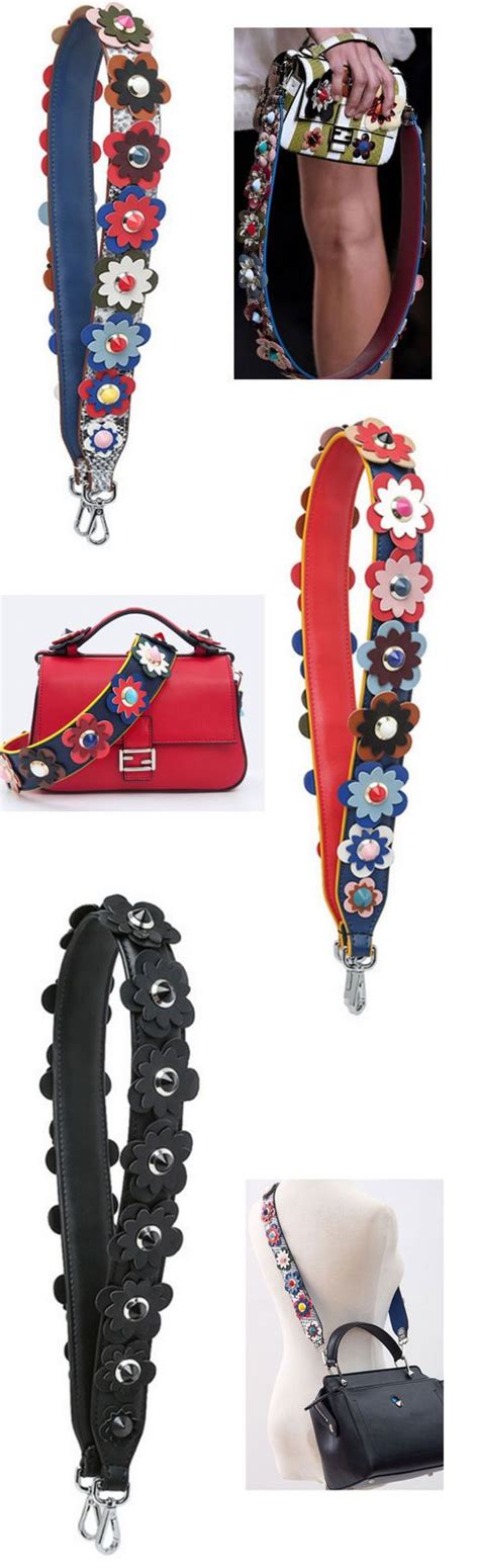 colorful handbag straps fendi|Fendi replacement strap.